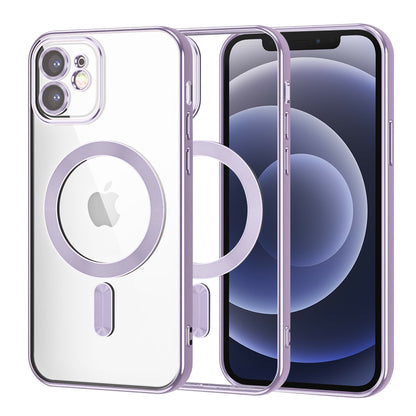 MagSafe Case for Apple iPhone 12, Techsuit, Luxury Crystal, Light Purple