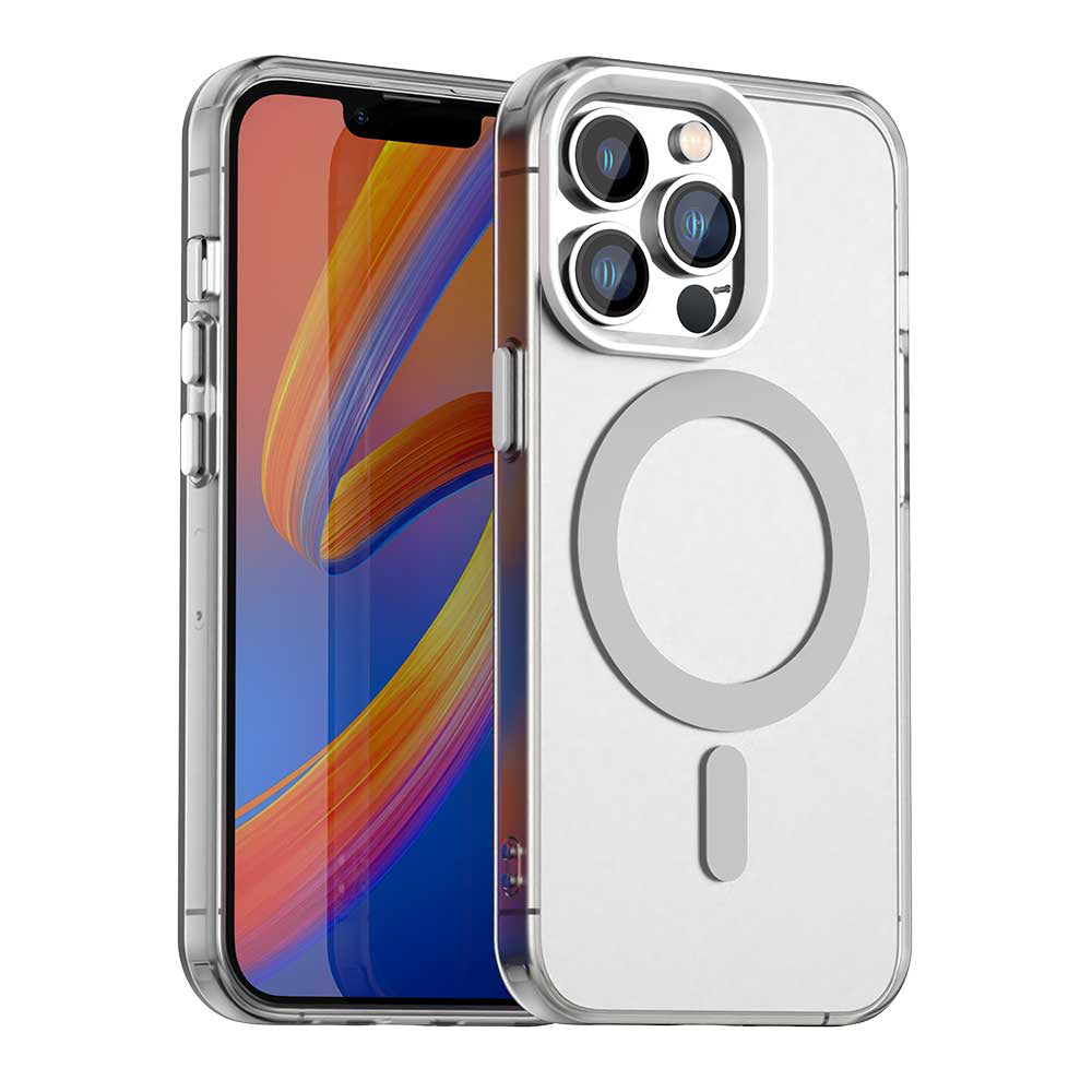 MagSafe Case for Apple iPhone 13 Pro, Techsuit, CandyCase, White