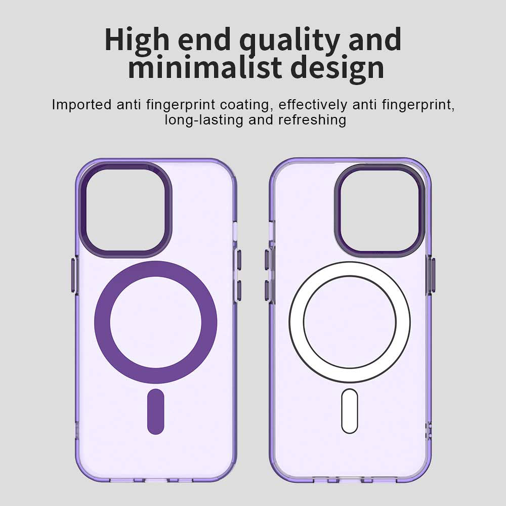 MagSafe Case for Apple iPhone 13 Pro, Techsuit, CandyCase, Purple