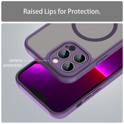 MagSafe Case for Apple iPhone 13 Pro, Techsuit, HaloFrost II, Purple
