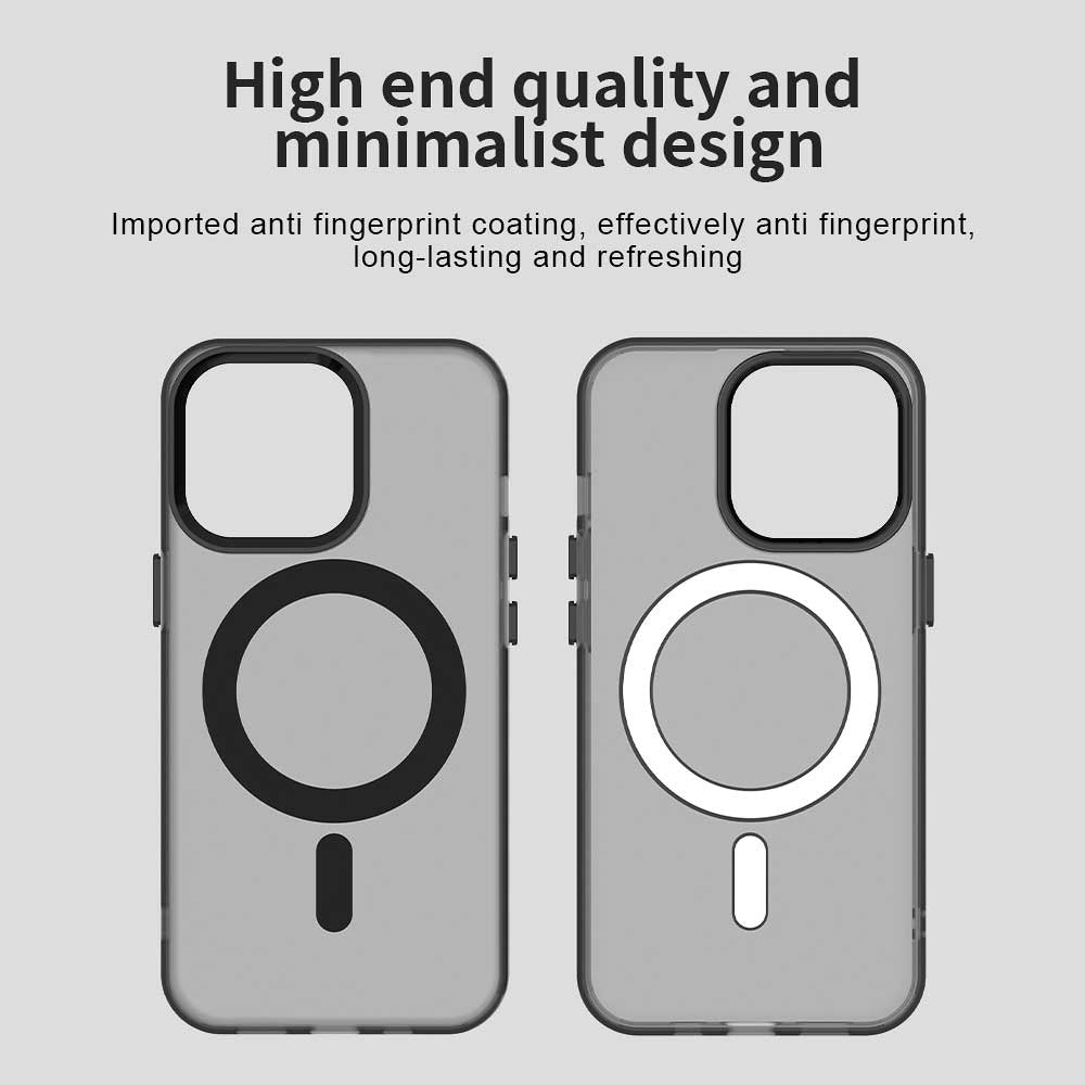MagSafe Case for Apple iPhone 14 Pro, Techsuit, CandyCase, Black