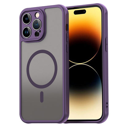 MagSafe Case for Apple iPhone 14 Pro, Techsuit, HaloFrost II, Purple