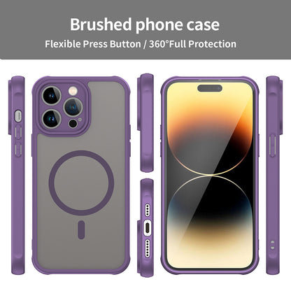 MagSafe Case for Apple iPhone 14 Pro, Techsuit, HaloFrost II, Purple