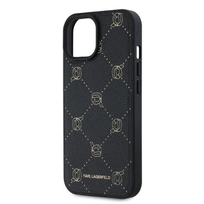 MagSafe Case for Apple iPhone 15, Karl Lagerfeld, Karl's Head, Black