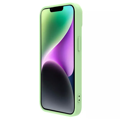 MagSafe Case for Apple iPhone 15 Plus, Nillkin, CamShield Silky, Light Green
