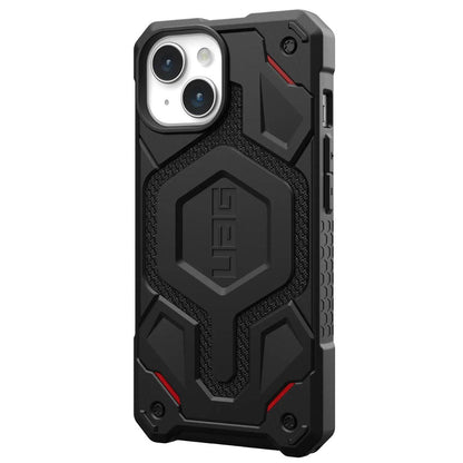 MagSafe Case for Apple iPhone 15 Plus, Urban Armor Gear, Monarch Pro Kevlar, Black