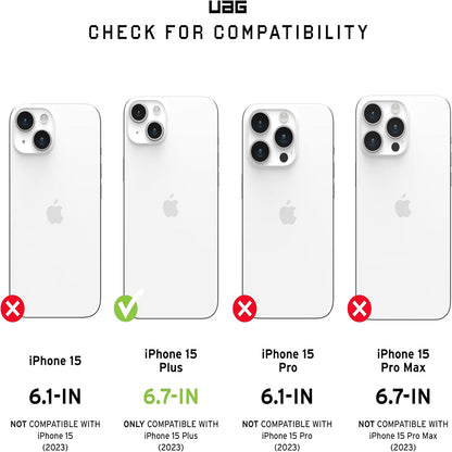 MagSafe Case for Apple iPhone 15 Plus, Urban Armor Gear, Pathfinder, Green
