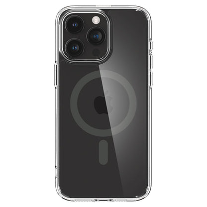 MagSafe Case for Apple iPhone 15 Pro Max, Spigen, Ultra Hybrid Carbon, Transparent