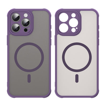 MagSafe Case for Apple iPhone 15 Pro Max, Techsuit, HaloFrost II, Purple