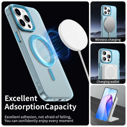 MagSafe Case for Apple iPhone 15 Pro, Techsuit, CandyCase, Blue