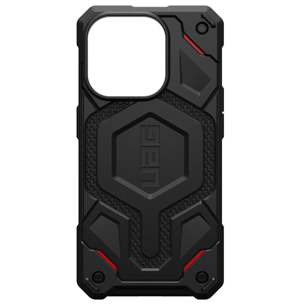 MagSafe Case for Apple iPhone 15 Pro, Urban Armor Gear, Monarch Pro Kevlar, Black