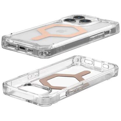 MagSafe Case for Apple iPhone 15 Pro, Urban Armor Gear, Plyo, Rose Gold