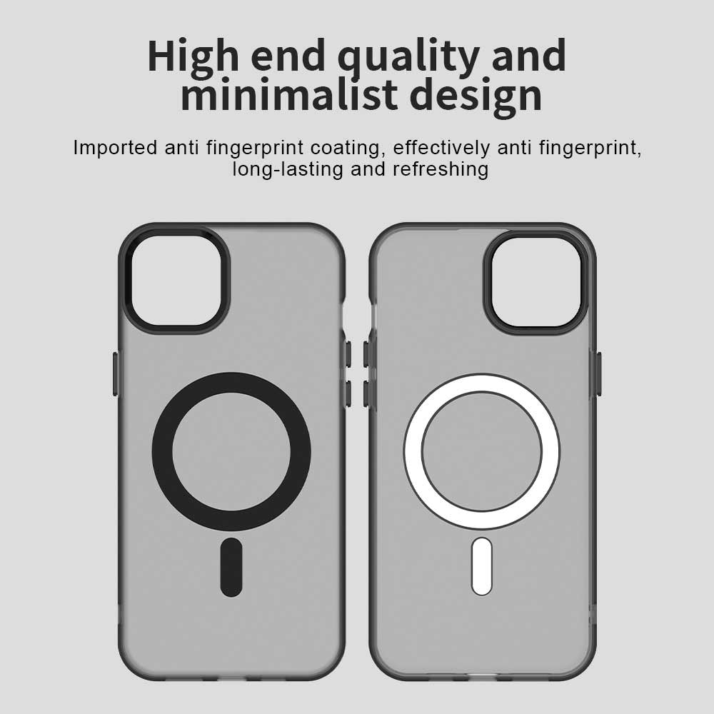 MagSafe Case for Apple iPhone 15, Techsuit, CandyCase, Black