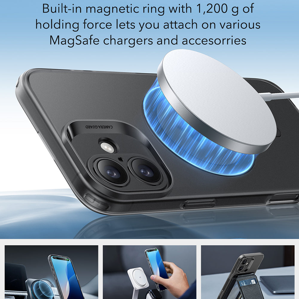 MagSafe Case for Apple iPhone 16, ESR, Zero, Satin Black
