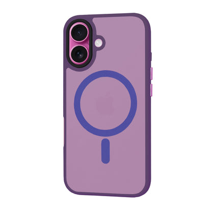 MagSafe Case for Apple iPhone 16 Plus, Techsuit, HaloFrost, Dark Purple