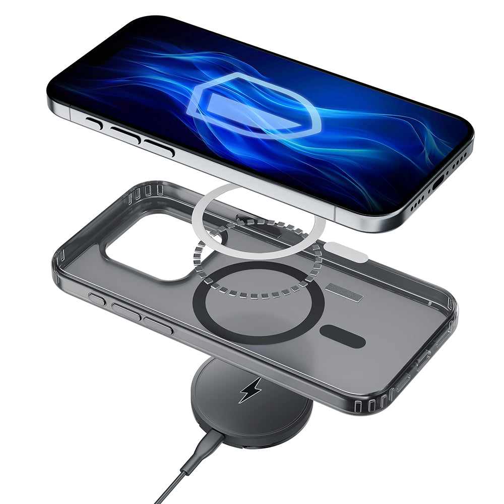 MagSafe Case for Apple iPhone 16 Pro Max, 3MK, Frosty MagCase, Black
