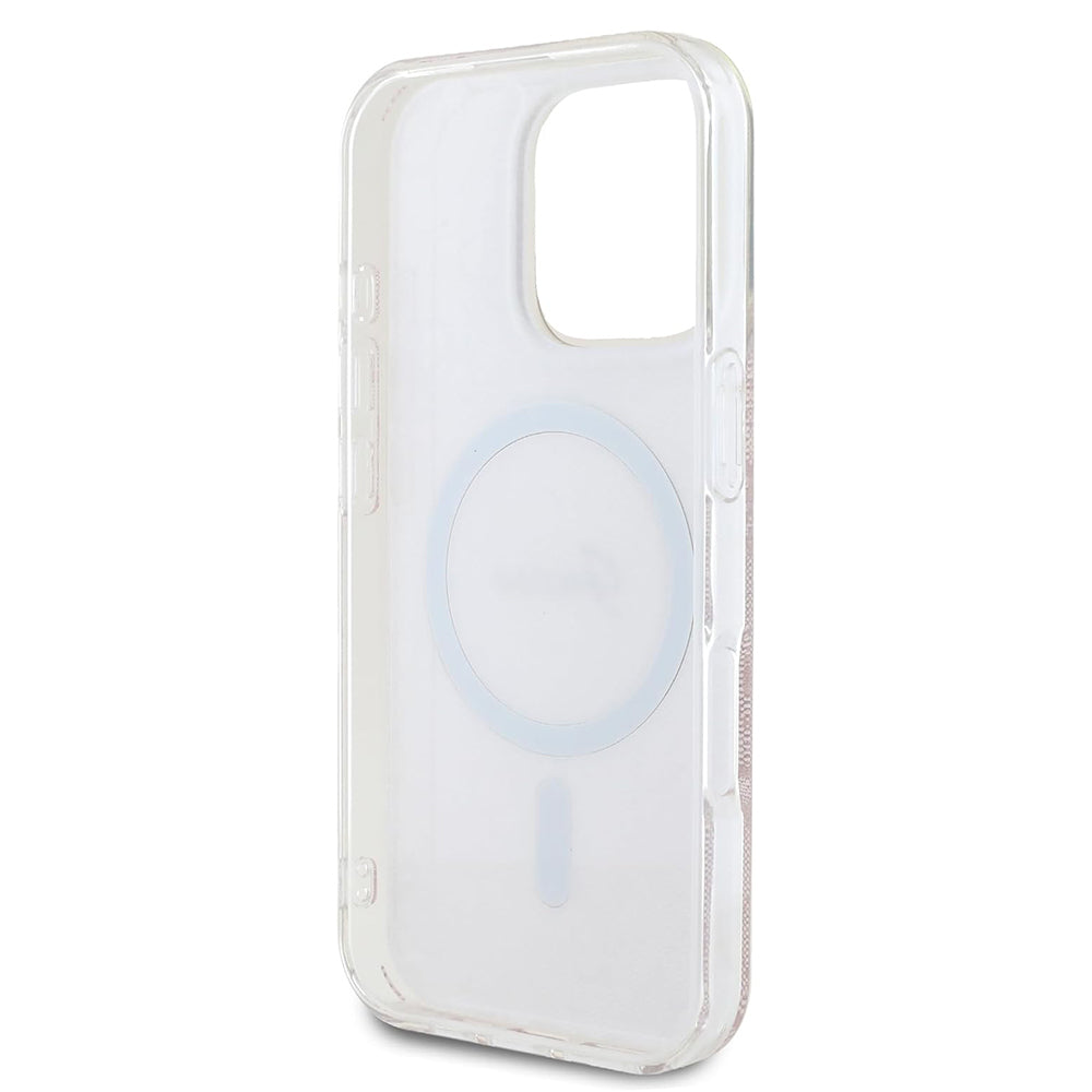 MagSafe Case for Apple iPhone 16 Pro Max, Guess, IML 4G, Pink