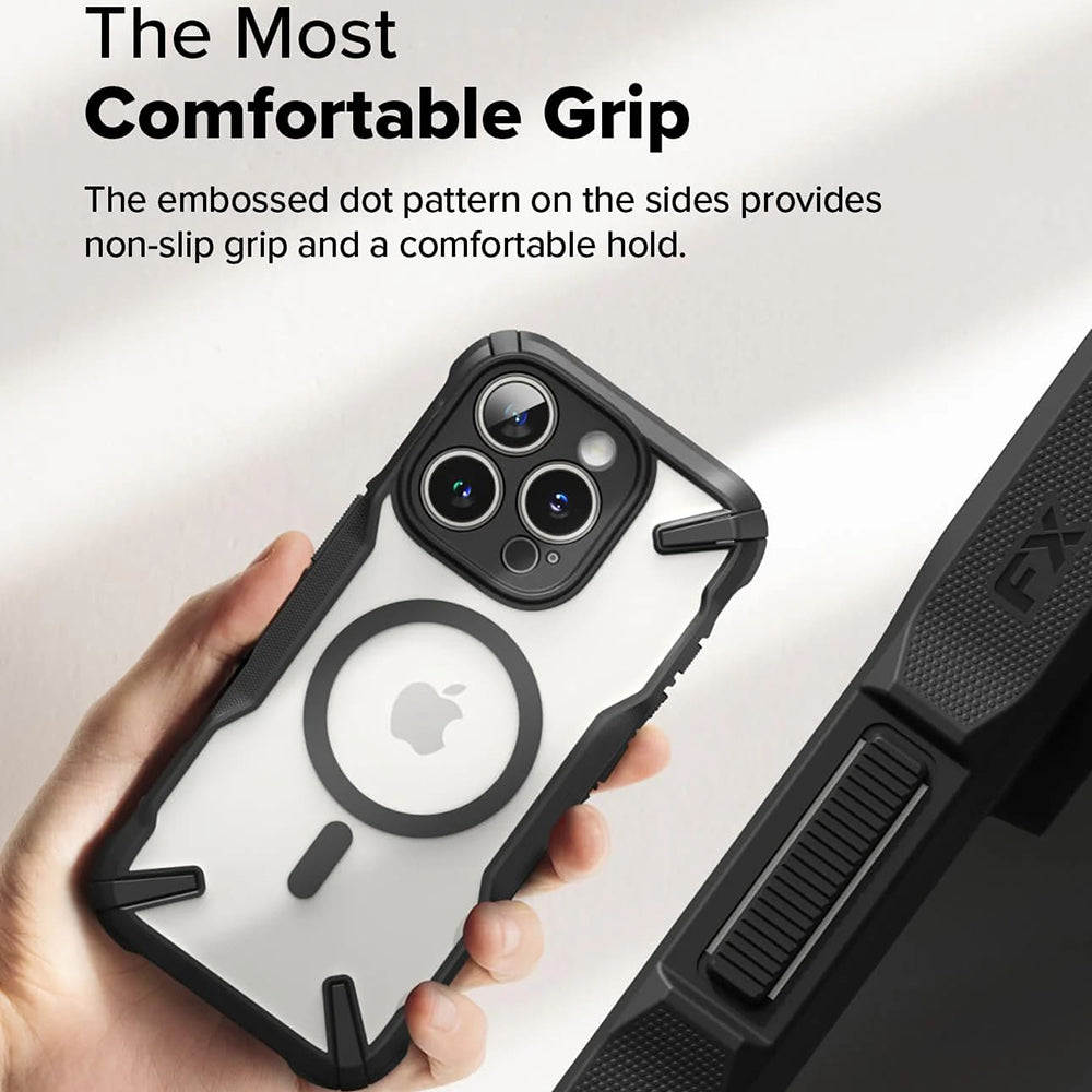 MagSafe Case for Apple iPhone 16 Pro Max, Ringke, Fusion X, Black