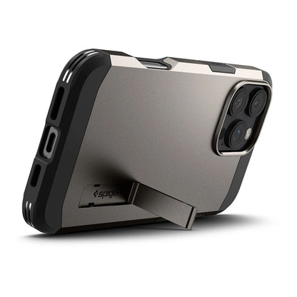 MagSafe Case for Apple iPhone 16 Pro Max, Spigen, Tough Armor, Gray ACS08012