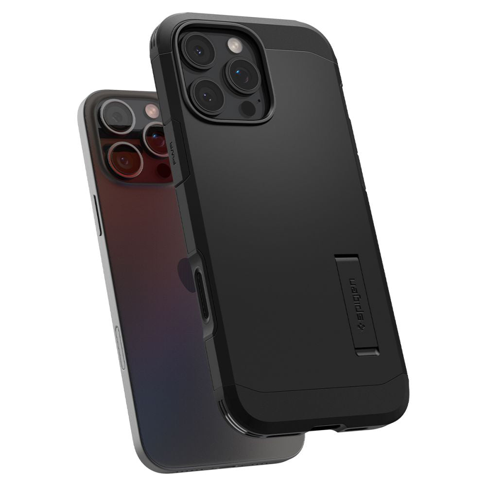 MagSafe Case for Apple iPhone 16 Pro Max, Spigen, Tough Armor T, Black ACS08503
