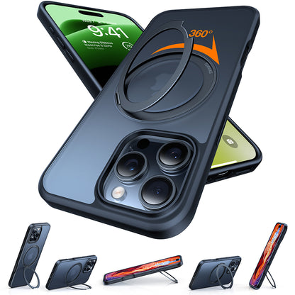 MagSafe Case for Apple iPhone 16 Pro Max, Torras, Ostand Pro, Black