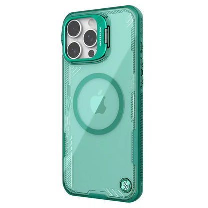 MagSafe Case for Apple iPhone 16 Pro, Nillkin, Iceblade Prop (with Camera Cutout), Green