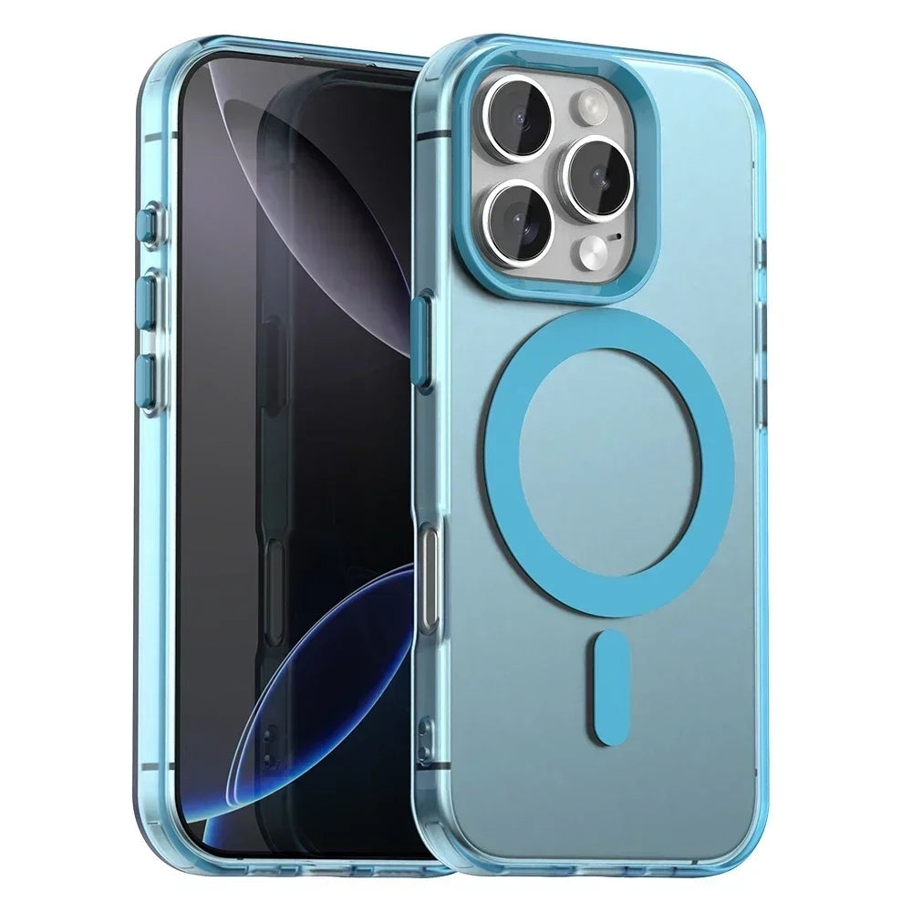 MagSafe Case for Apple iPhone 16 Pro, Techsuit, CandyCase, Blue