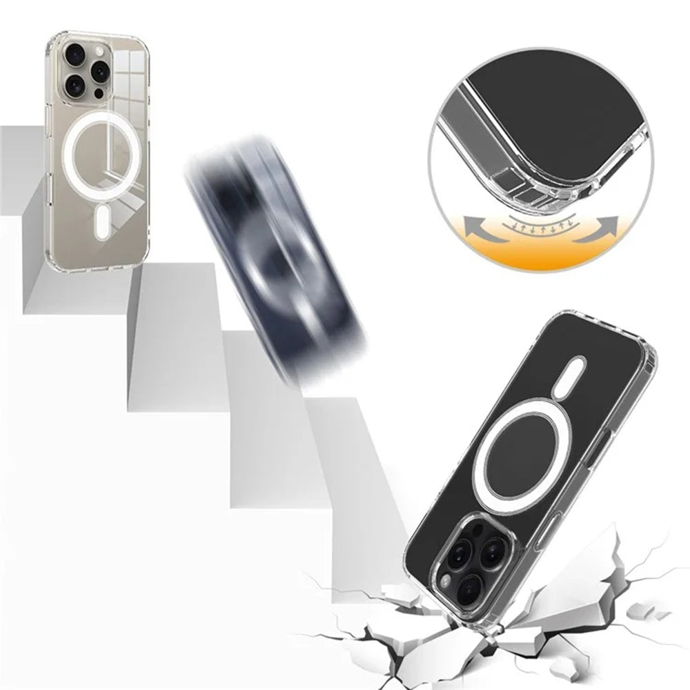 MagSafe Case for Apple iPhone 16 Pro, Techsuit, Pro, Transparent