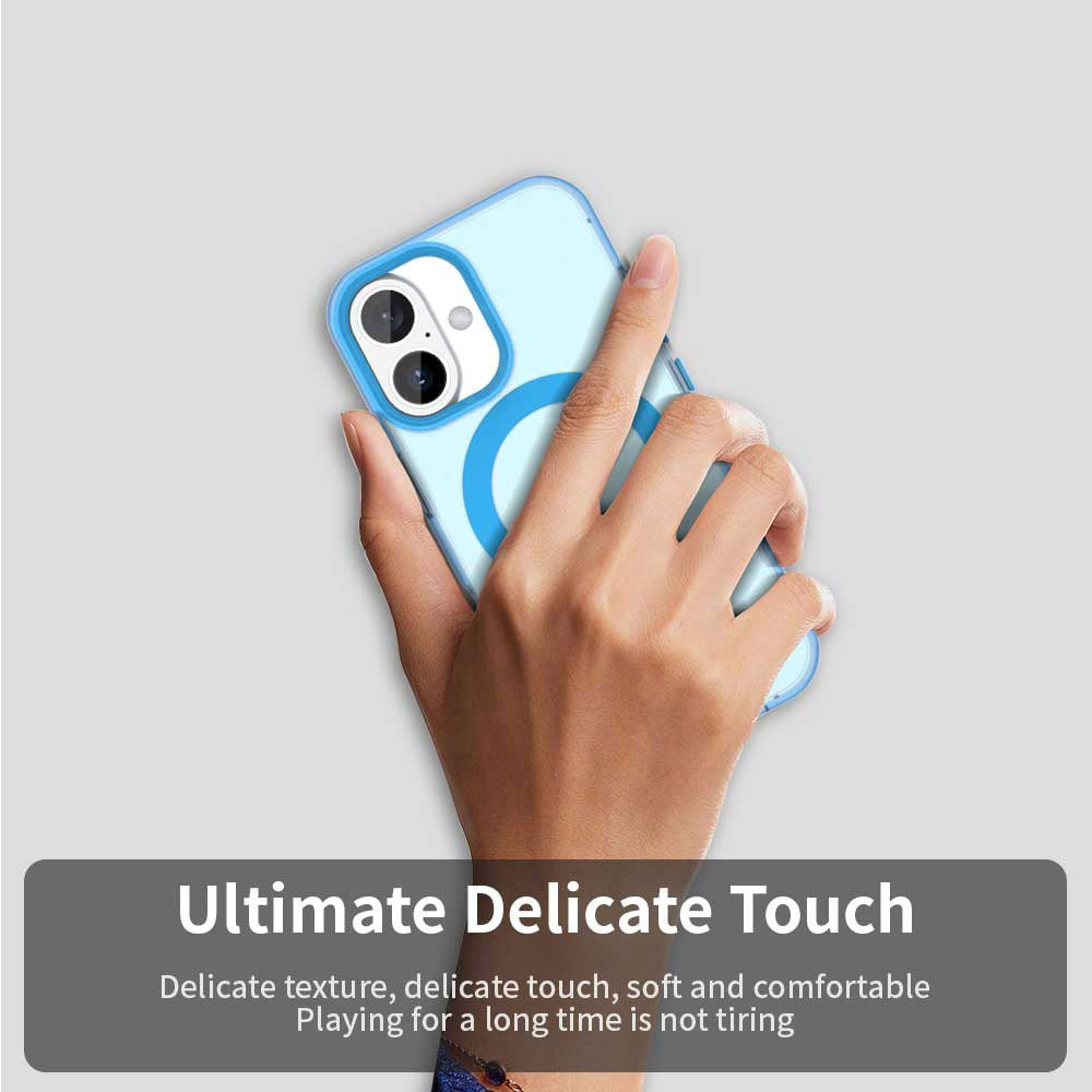MagSafe Case for Apple iPhone 16, Techsuit, CandyCase, Blue
