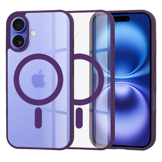 MagSafe Case for Apple iPhone 16, Techsuit, Pro, Purple
