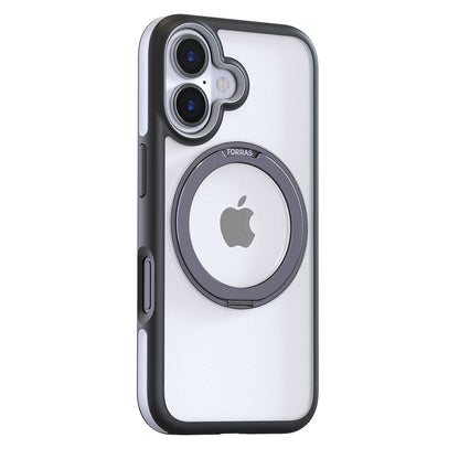 MagSafe Case for Apple iPhone 16, Torras, Ostand R Fusion, Black