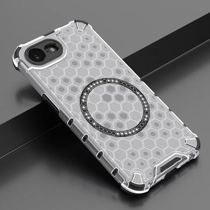 MagSafe Case for Apple iPhone 17e / 16e, Techsuit, HoneyComb Shield, White