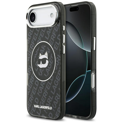 MagSafe Case for Apple iPhone 17 Air, Karl Lagerfeld, IML Choupette's Head, Black