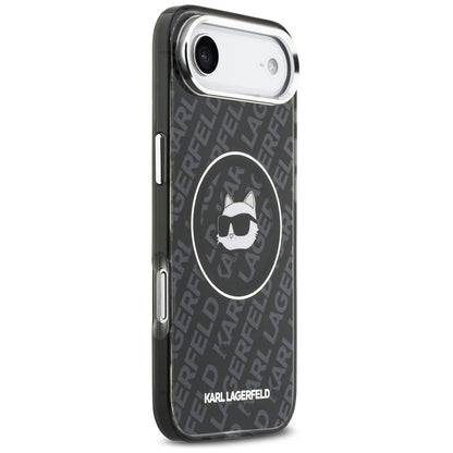 MagSafe Case for Apple iPhone 17 Air, Karl Lagerfeld, IML Choupette's Head, Black