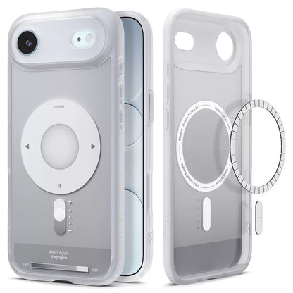MagSafe Case for Apple iPhone 17 Air, Spigen, Ultra Hybrid Classic, Silver