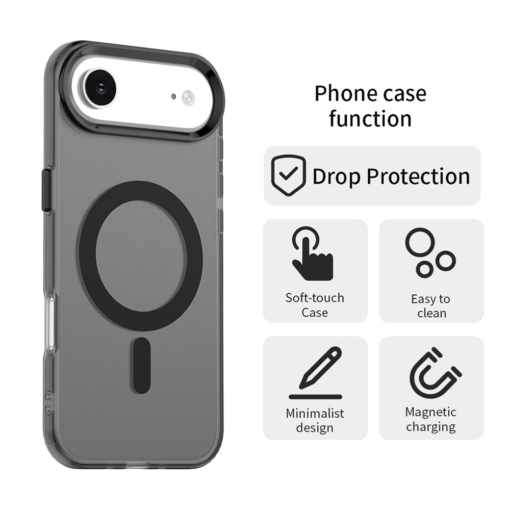 MagSafe Case for Apple iPhone 17 Air, Techsuit, CandyCase, Black