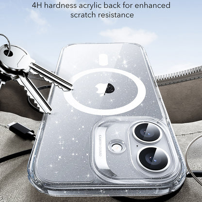 MagSafe Case for Apple iPhone 17, ESR, Classic Hybrid Shimmer, Transparent