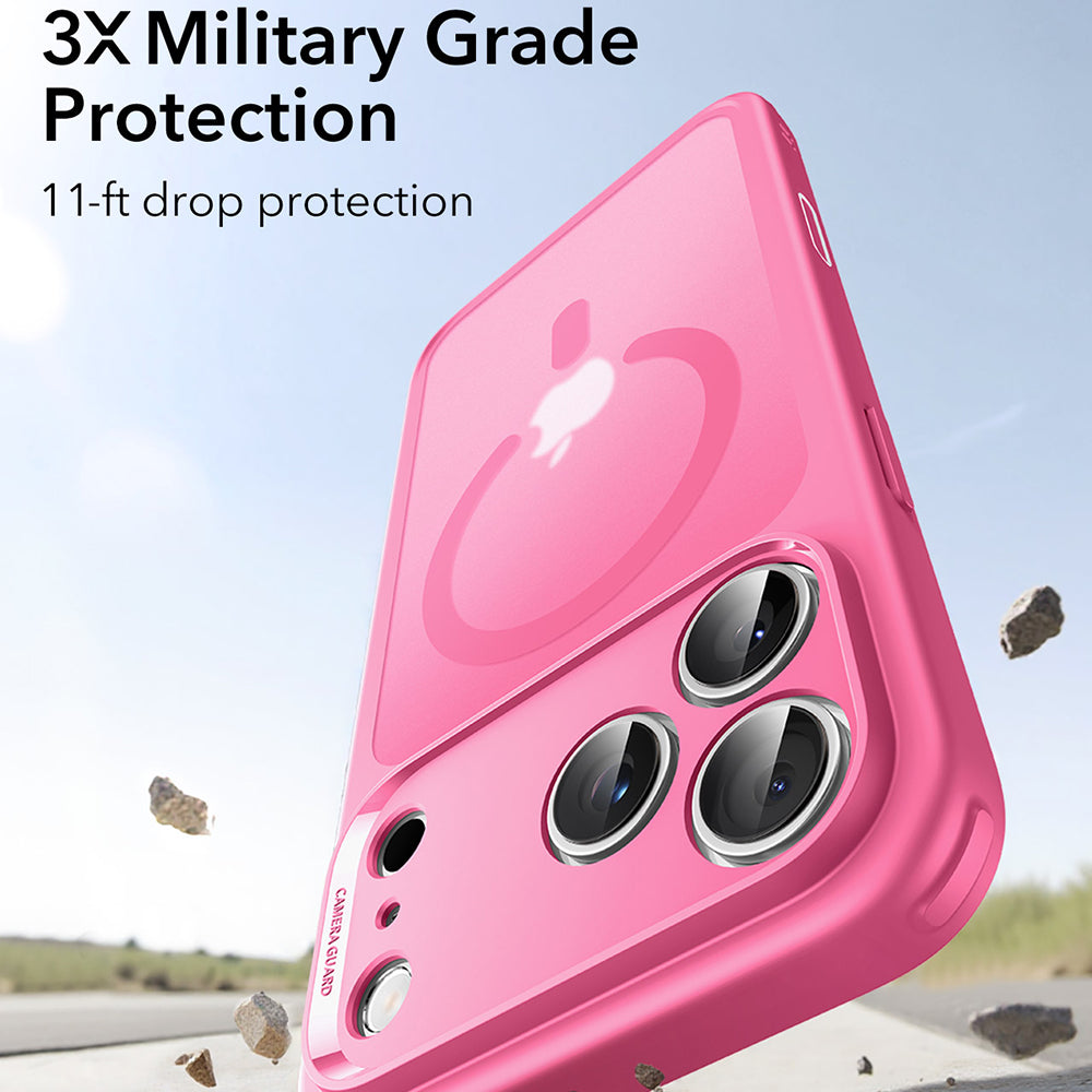 MagSafe Case for Apple iPhone 17 Pro, ESR, Classic Hybrid, Satin Pink