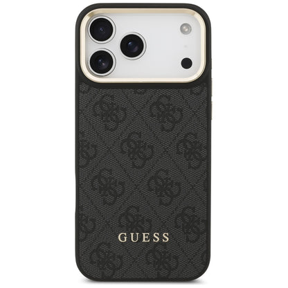 MagSafe Case for Apple iPhone 17 Pro Max, Guess, 4G Card Slot, Black