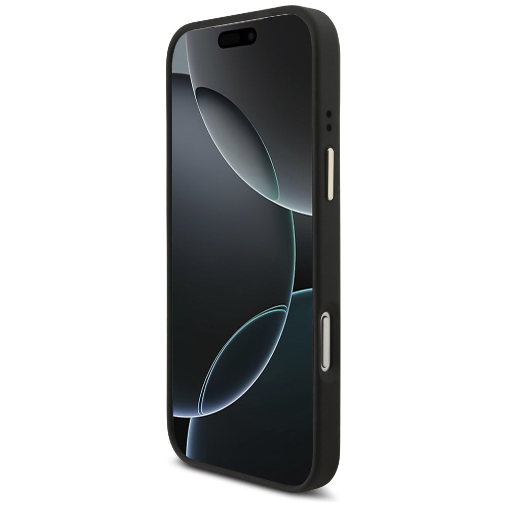 MagSafe Case for Apple iPhone 17 Pro Max, Guess, 4G Card Slot, Black