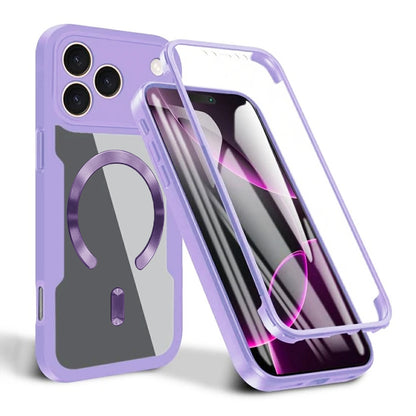 MagSafe Case for Apple iPhone 17 Pro Max, Techsuit, ColorVerse 360, Purple