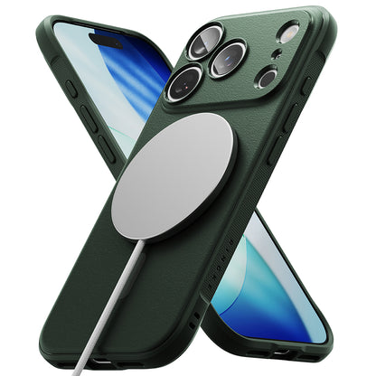 MagSafe Case for Apple iPhone 17 Pro, Ringke, Onyx, Dark Green