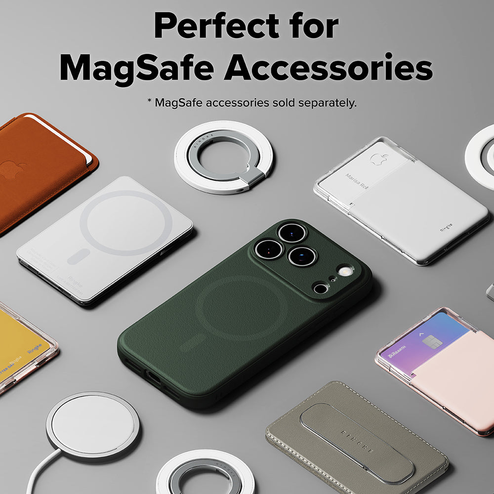 MagSafe Case for Apple iPhone 17 Pro, Ringke, Onyx, Dark Green