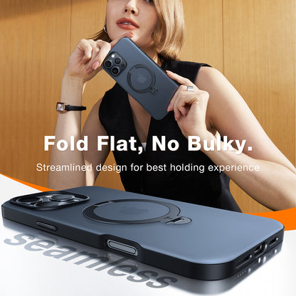 MagSafe Case for Apple iPhone 17 Pro, Torras, Ostand Spin, Transparent