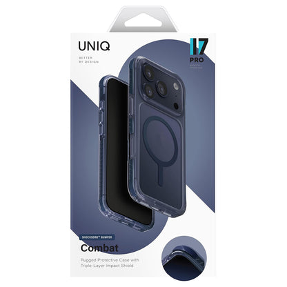 MagSafe Case for Apple iPhone 17 Pro, UNIQ, Combat MagClick, White