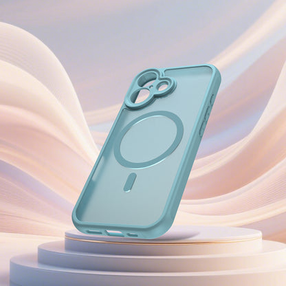 MagSafe Case for Apple iPhone 17, Techsuit, HaloFrost II, Light Green