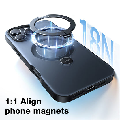 MagSafe Case for Apple iPhone 17, Torras, Ostand Spin, Transparent