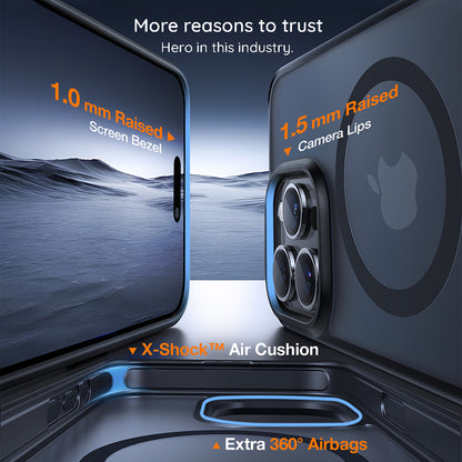 MagSafe Case for Apple iPhone 17, Torras, Pstand, Black