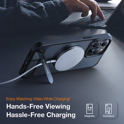 MagSafe Case for Apple iPhone 17, Torras, Pstand, Black