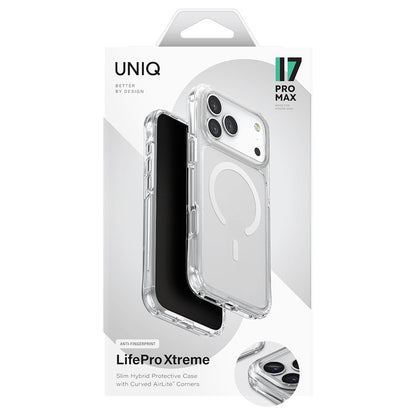 MagSafe Case for Apple iPhone 17, UNIQ, LifePro Xtreme MagClick, Transparent